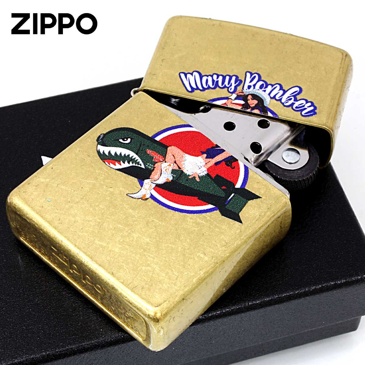 ZIPPO（ジッポー） ジッポライター Mary Bombor NOSE ART Pin Up Girl