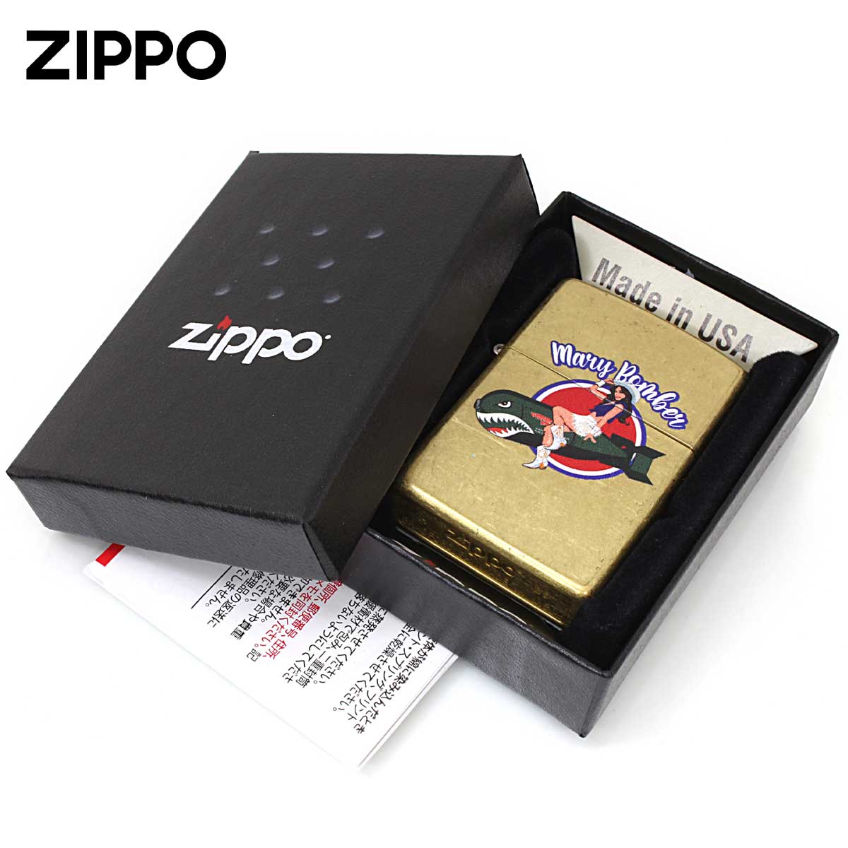 ZIPPO（ジッポー） ジッポライター Mary Bombor NOSE ART Pin Up Girl