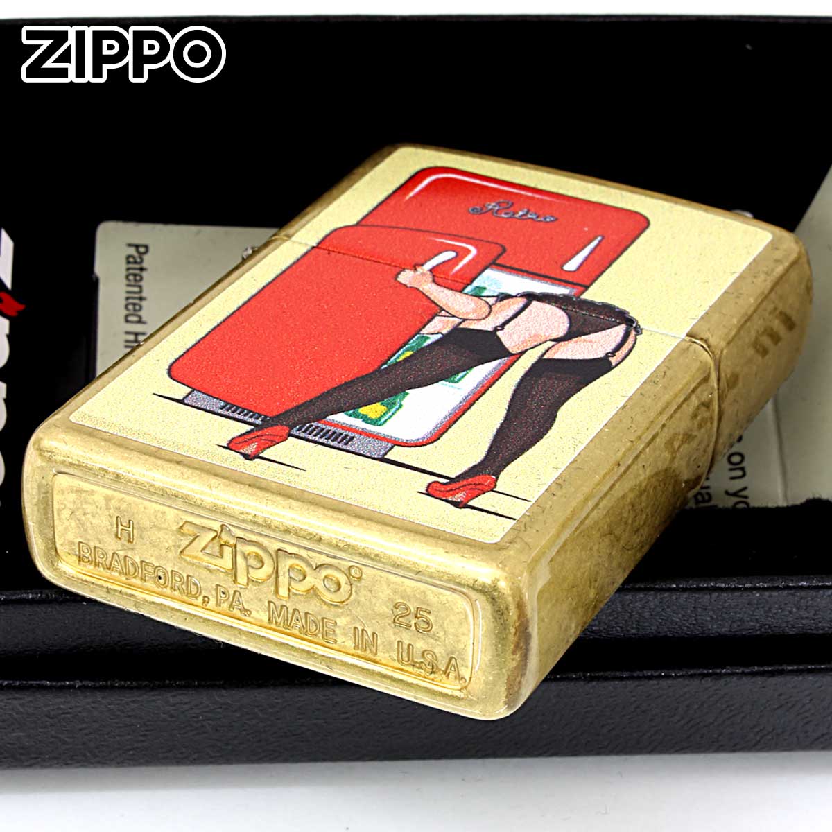 ZIPPO（ジッポー） ジッポライター FRIDGE Pin Up Girl 冷蔵庫 