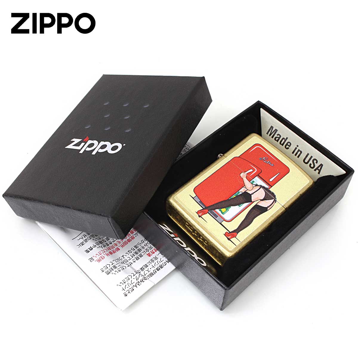ZIPPO（ジッポー） ジッポライター FRIDGE Pin Up Girl 冷蔵庫