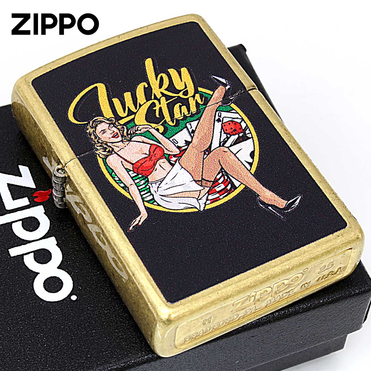 ZIPPO（ジッポー） ジッポライター LUCKY STAR Pin Up Girl ピンナップ