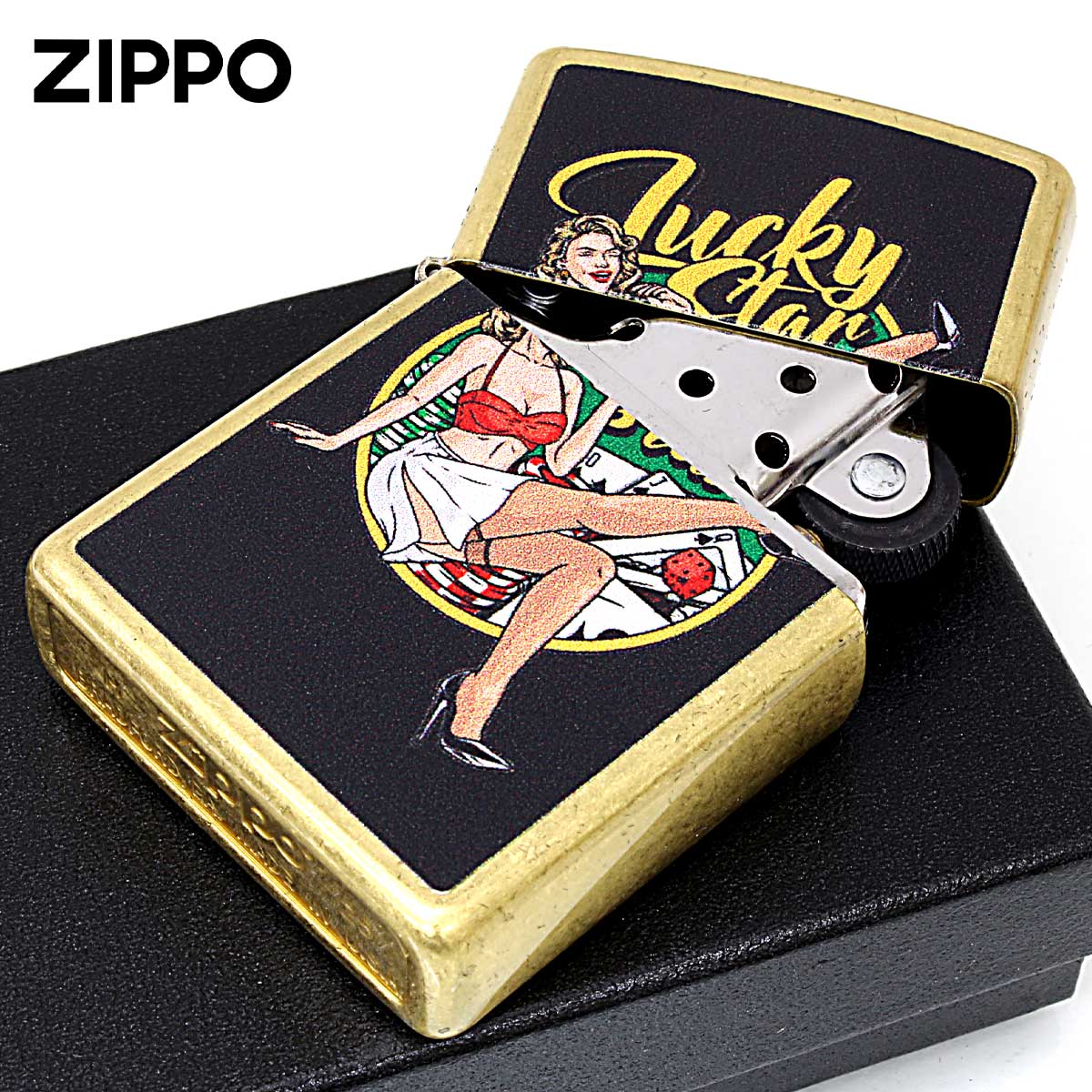 ZIPPO（ジッポー） ジッポライター LUCKY STAR Pin Up Girl ピンナップ