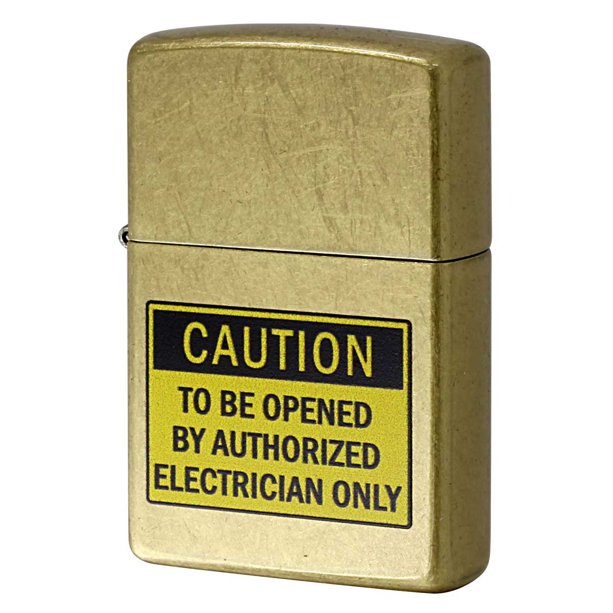 ZIPPO（ジッポー） ジッポライター 注意 プレート CAUTION To Be
