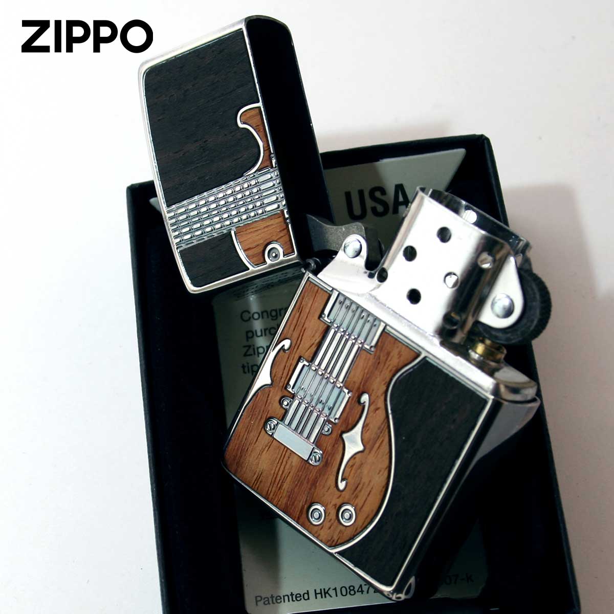 Amazon.co.jp: ZIPPO フォーチューンヘッド SVイブシバレル 縦