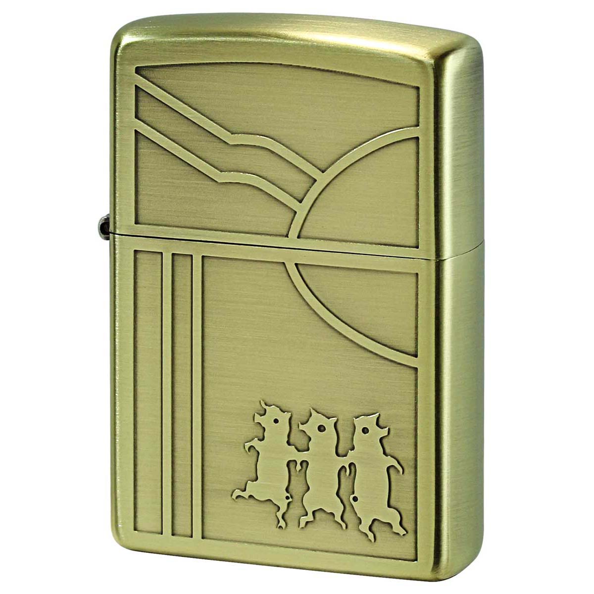 ZIPPO（ジッポー） ジッポライター スリーピッグス レトロ ブラス 