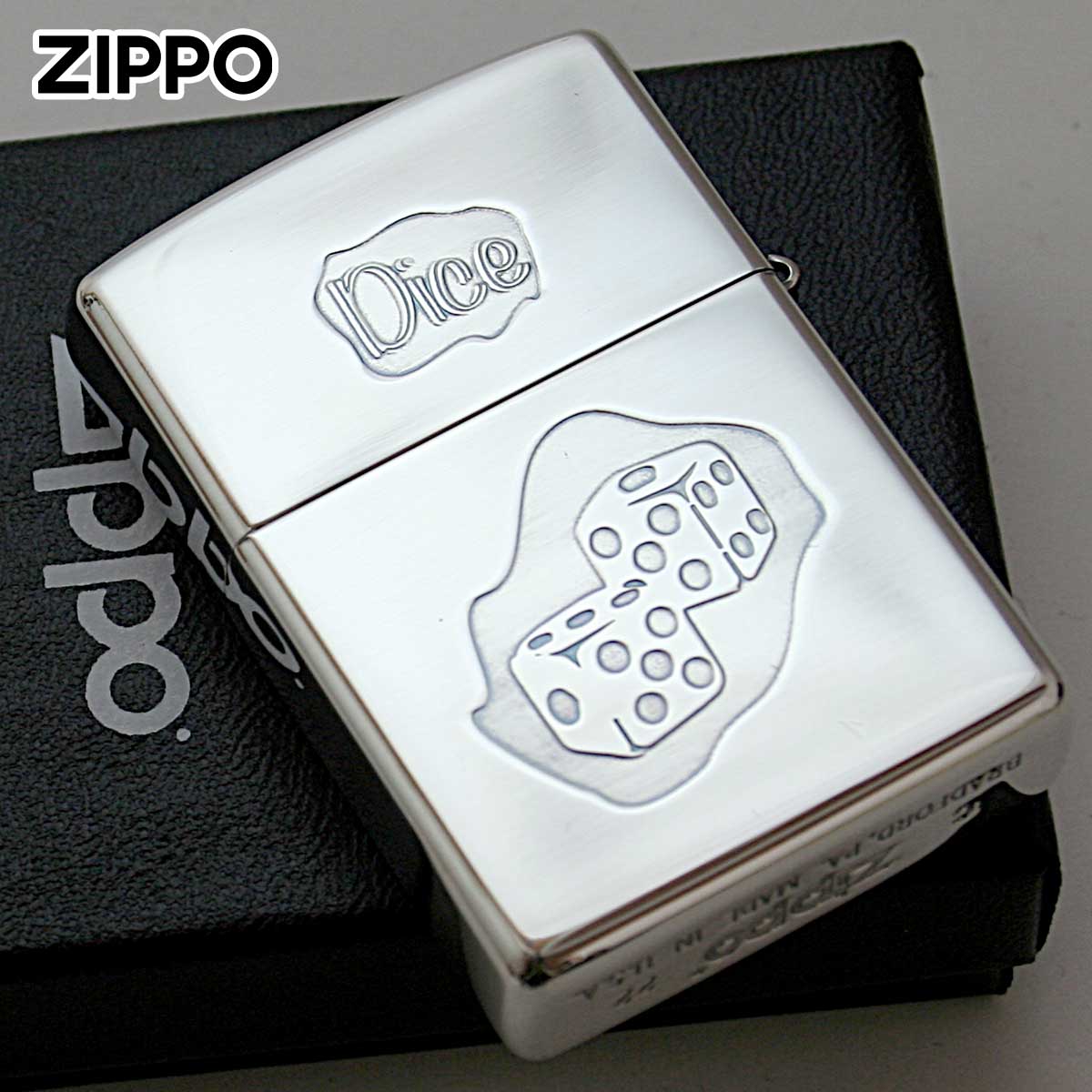 ZIPPO（ジッポー） ジッポライター サイコロ ダイス ゲーム シルバー 