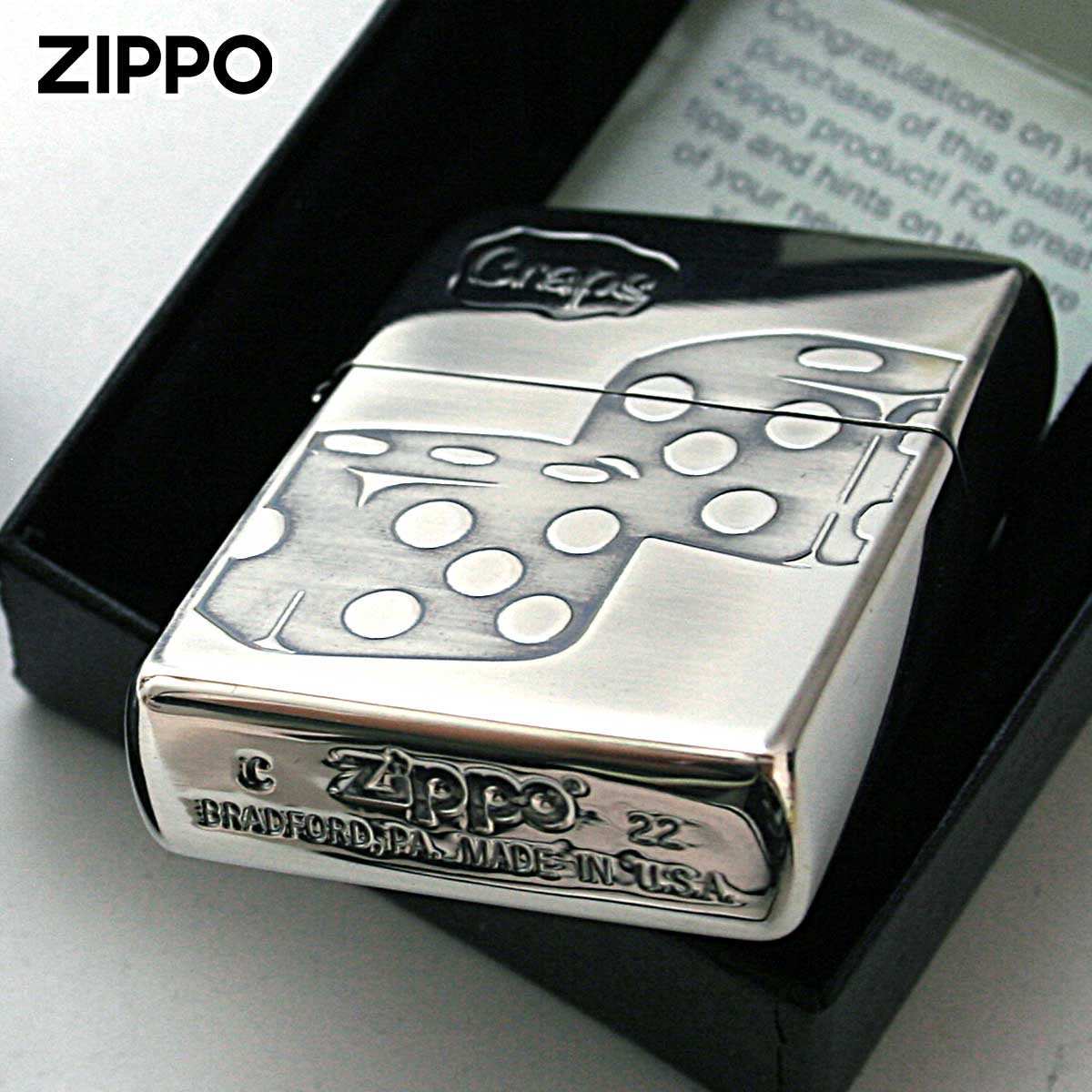 Zippo ジッポー サイコロ ダイス ゲーム シルバー Dice Game