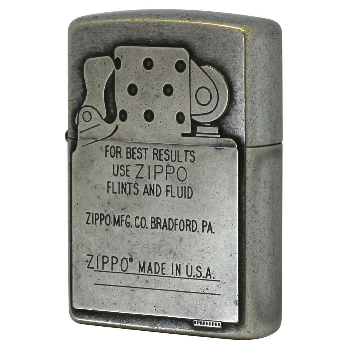 Zippo ジッポライター インサイドユニット アンテーク風 クラッシクメタル 1201S869