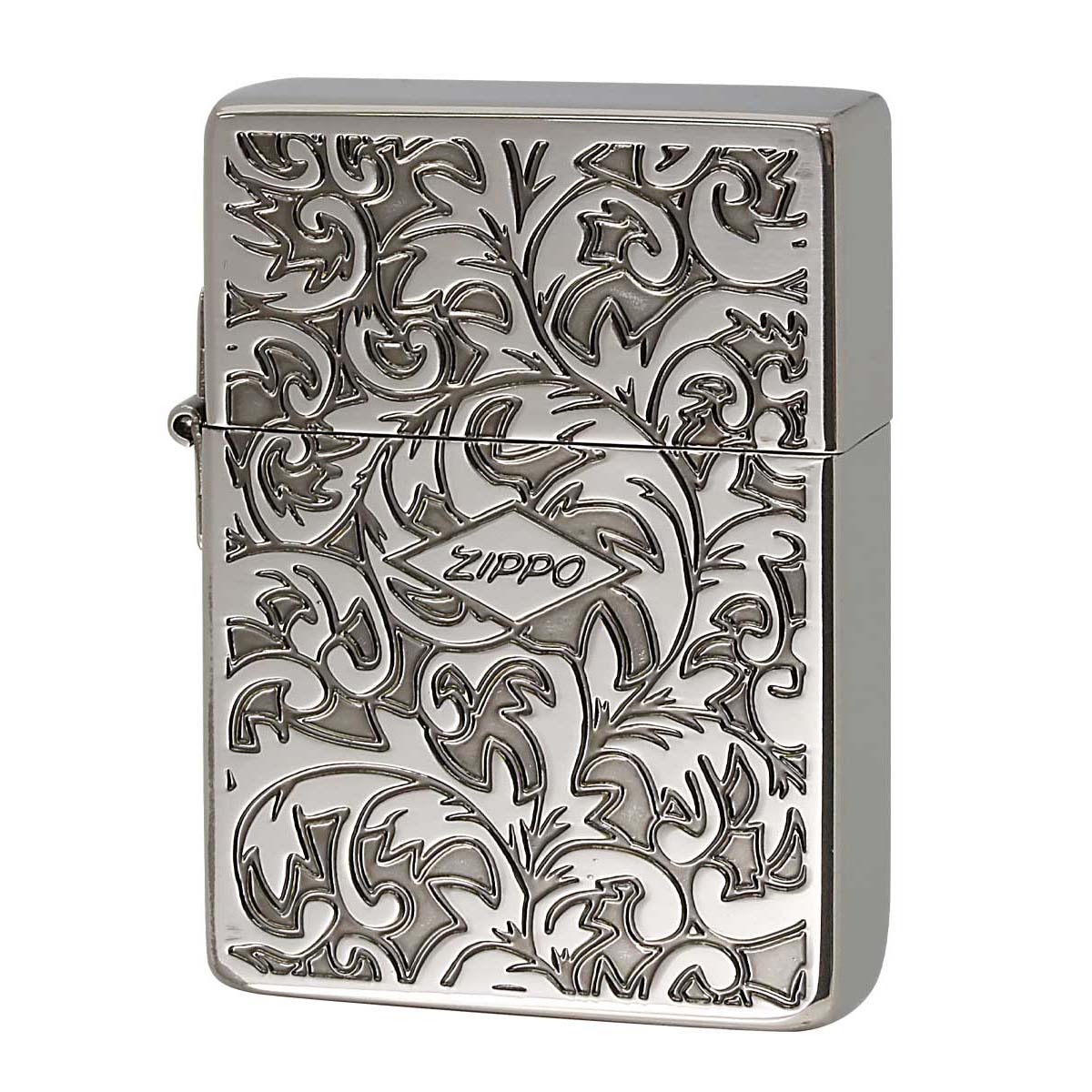 Zippo ジッポライター 1935レプリカ アラベスク 唐草 ニッケルいぶし 1201S846