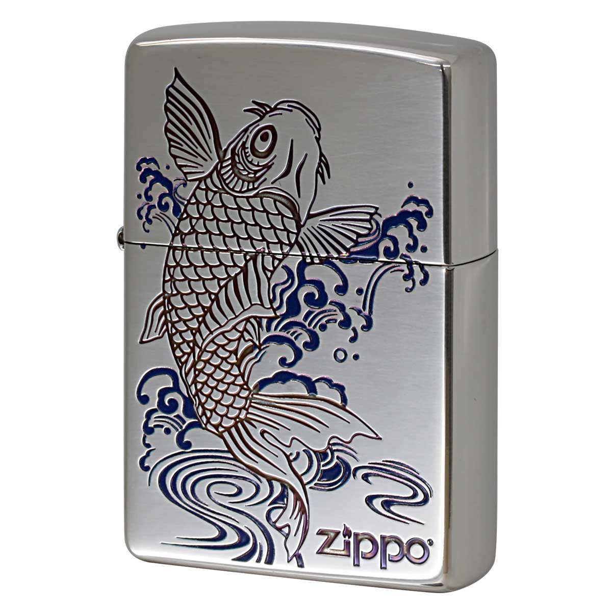 ZIPPO（ジッポー） ジッポライター 登り鯉 ノボリゴイ 和柄 シルバー 