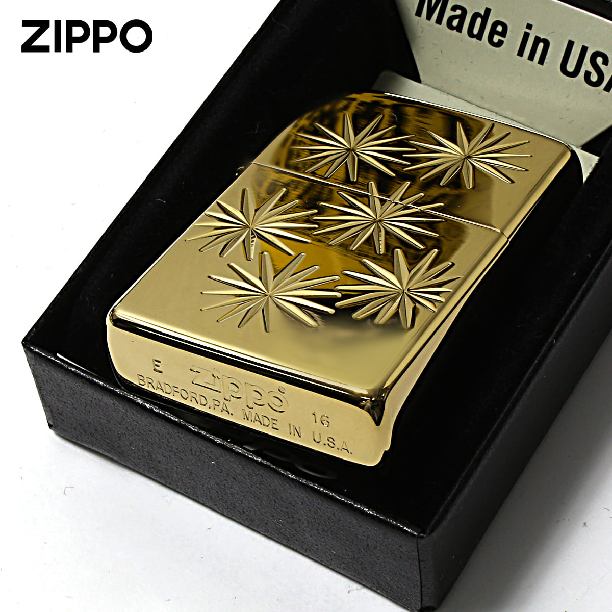 Zippo ジッポー 和柄 金チタンZ Japan classic of engrave ＃6