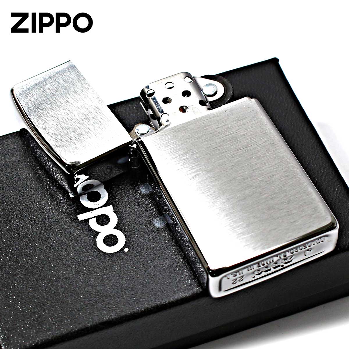 ZIPPO（ジッポー） ジッポライター スリム 無地 つや消し シルバー