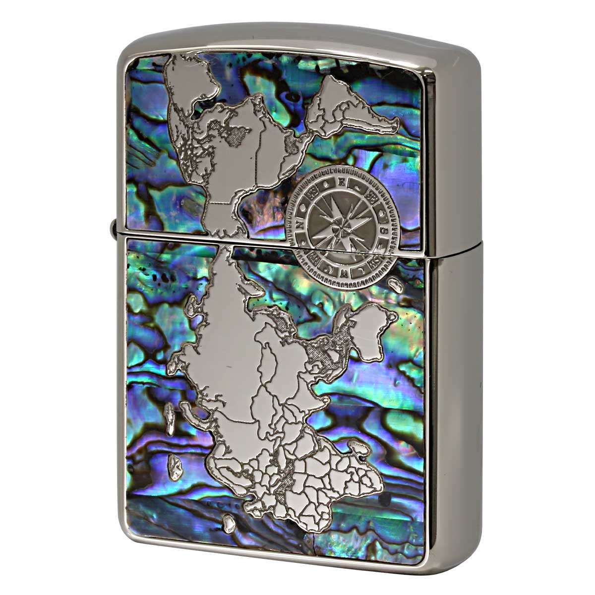 Zippo ジッポライター アーマー シェル 貝 地図 ワールドマップ ARMOR 
