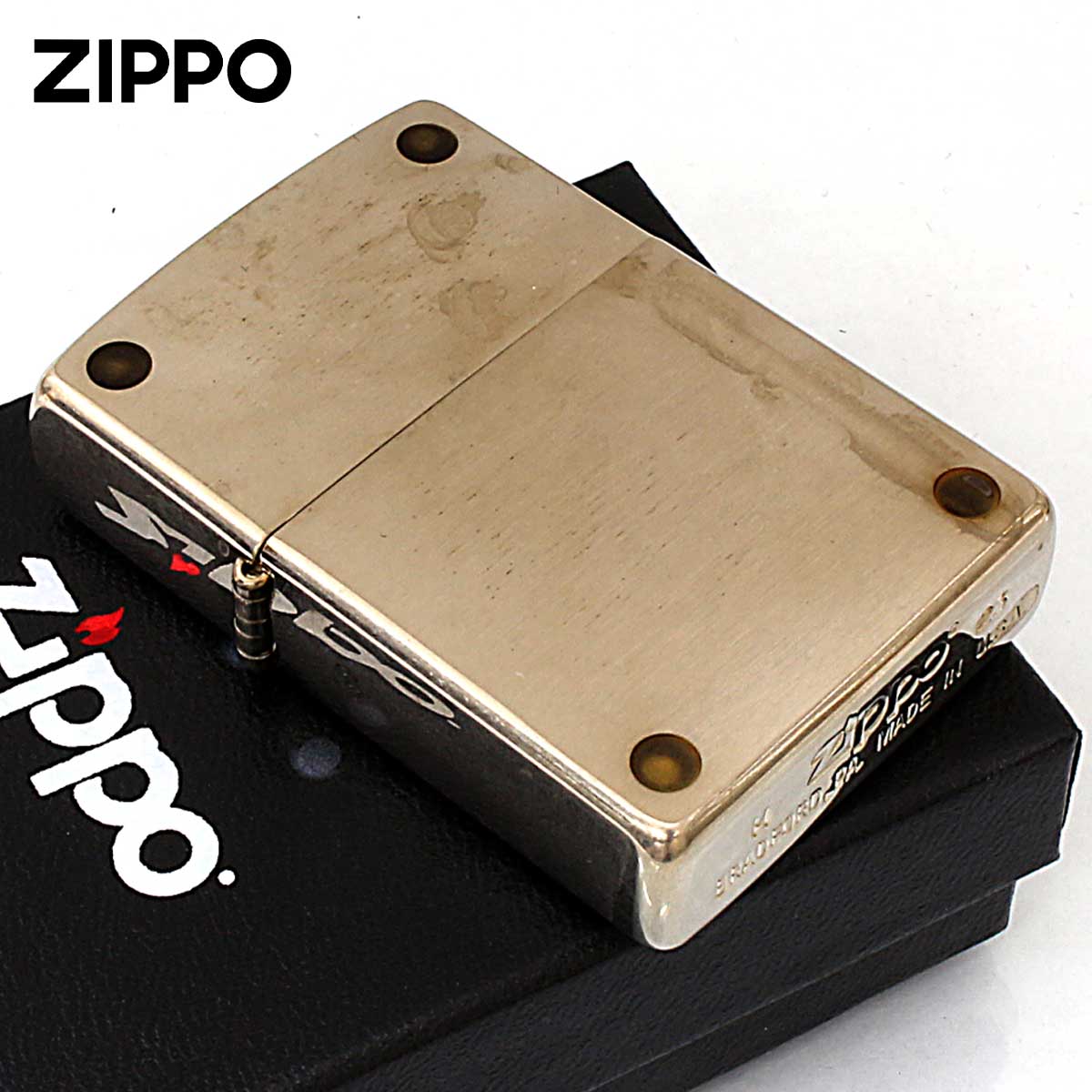 ZIPPO（ジッポー） ジッポライター ビンテージ風 ユーズド スタッズ
