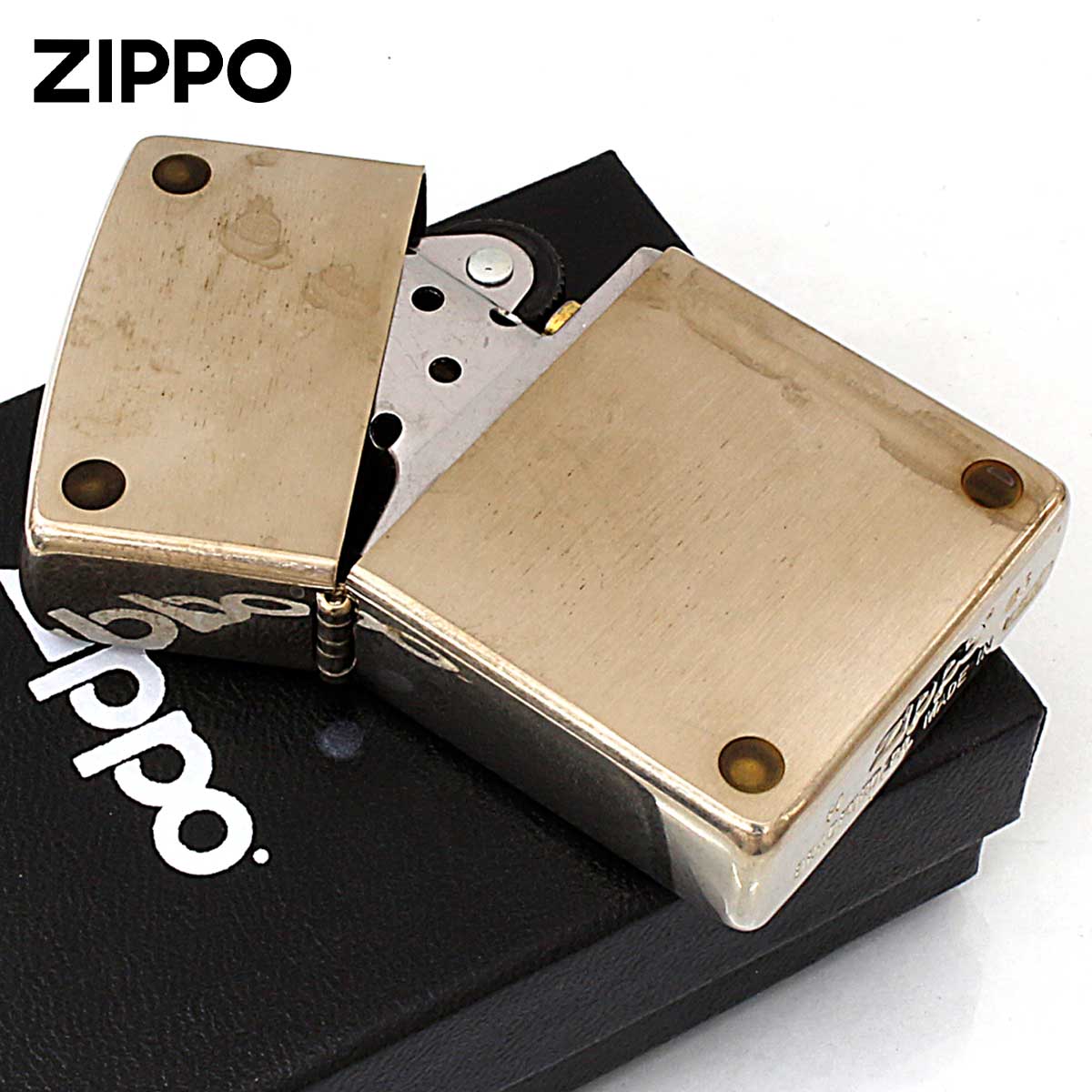 ZIPPO（ジッポー） ジッポライター ビンテージ風 ユーズド スタッズ