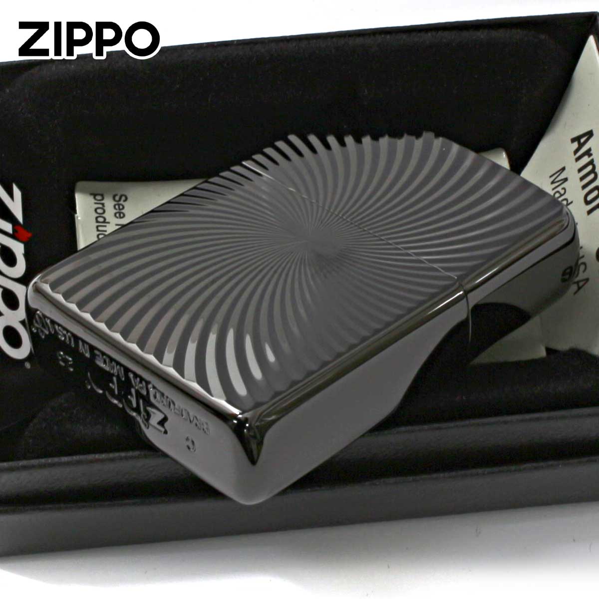 アーマーチタン Zippo ジッポライター アーマー 彫刻 WAVE ウェーブ 