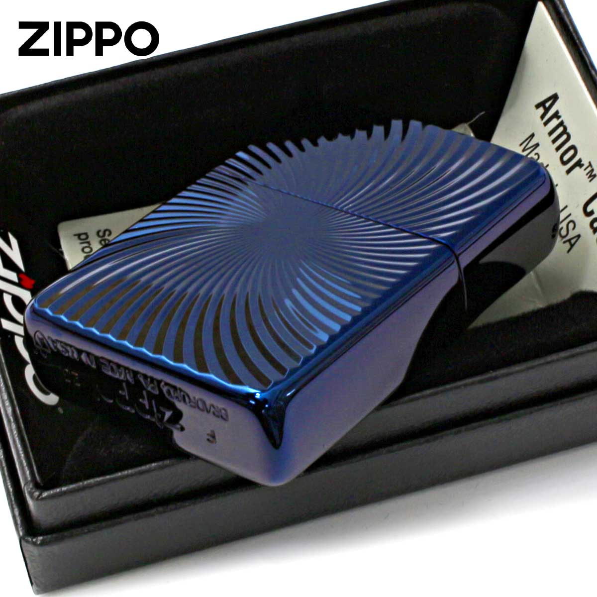 アーマーチタン Zippo ジッポライター アーマー 彫刻 WAVE ウェーブ 