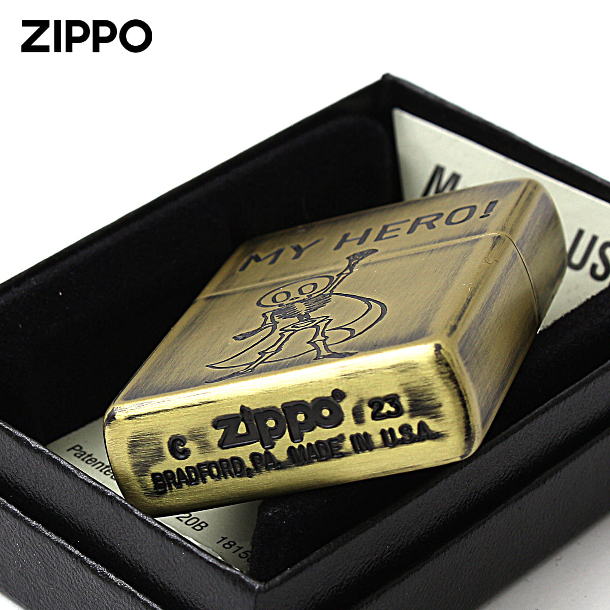 スカル（ZIPPO） Zippo ジッポライター スカル ドクロ 骸骨 真鍮