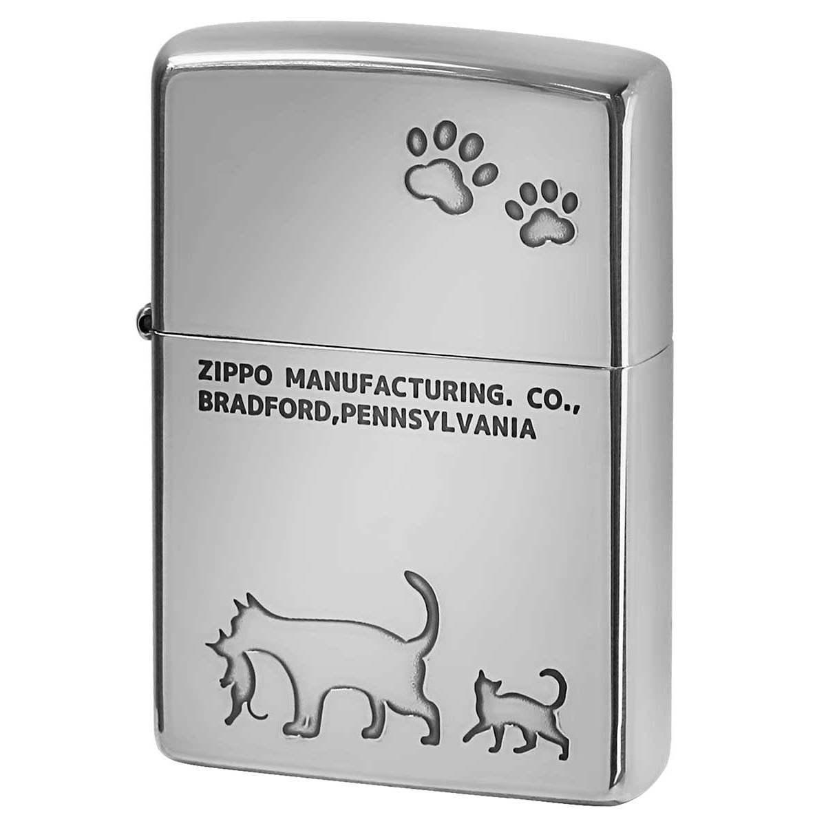 ZIPPO（ジッポー） ジッポライター ネコ 猫 Cat 足跡 愛くるしい 
