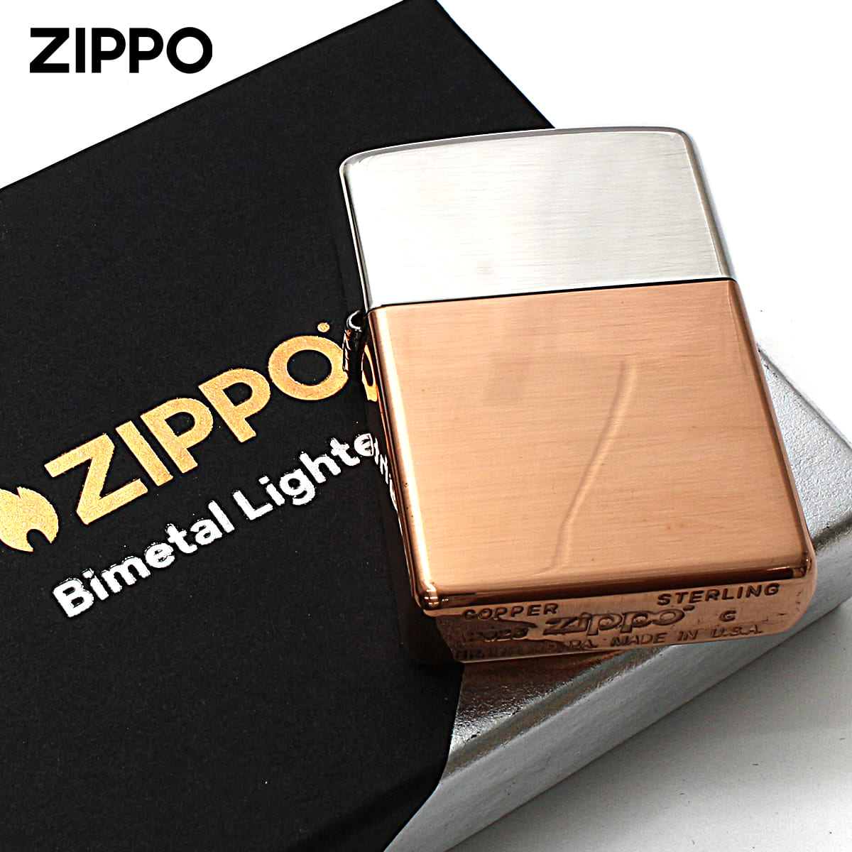 ZIPPO（ジッポー） ジッポライター 限定生産 バイメタル スターリング 
