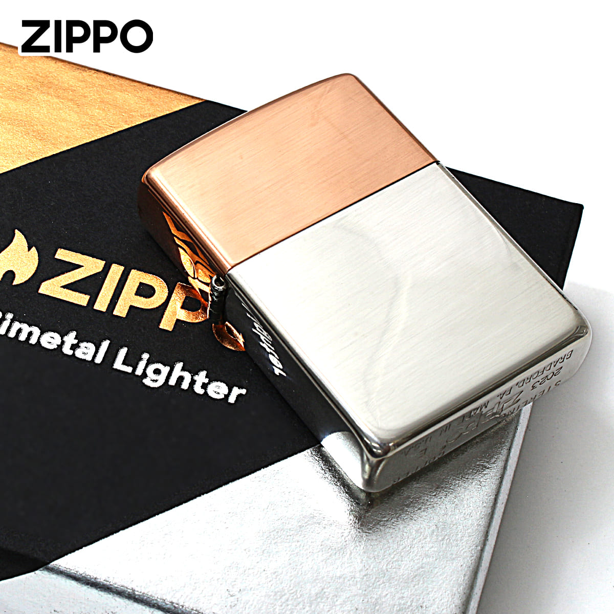 ZIPPO（ジッポー） ジッポライター 限定生産 バイメタル スターリング