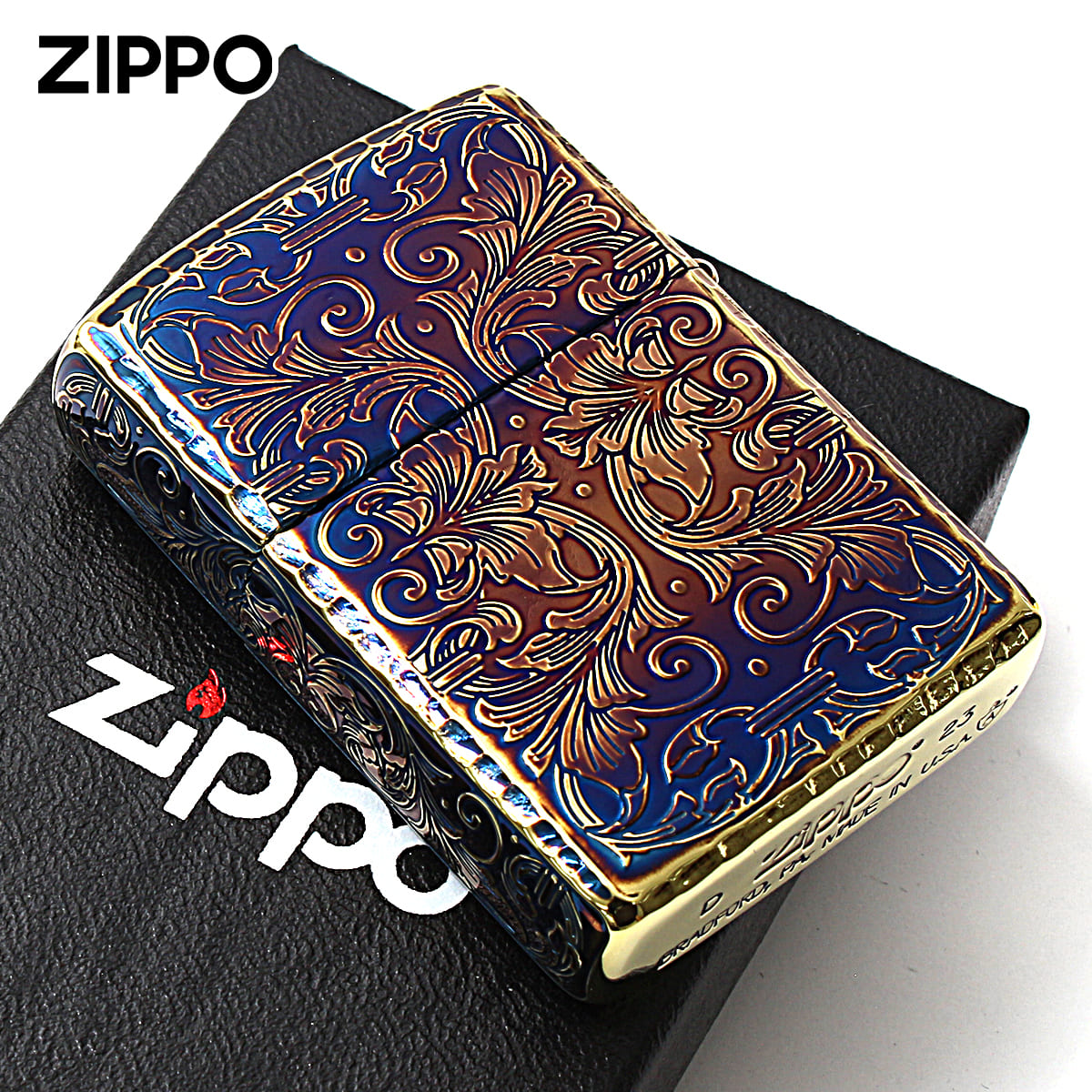 ZIPPO（ジッポー） ジッポライター アーマー 5面 アラベスク 唐草 