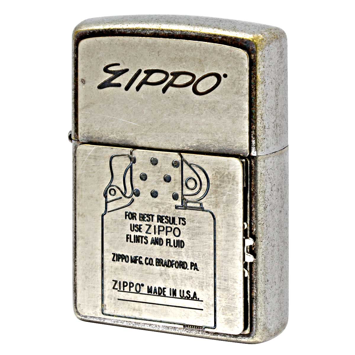 Zippo ジッポライター 炎 アイコンフレーム ギミック トリックアクション クロームバレル 2CB-TRFIRE メール便可