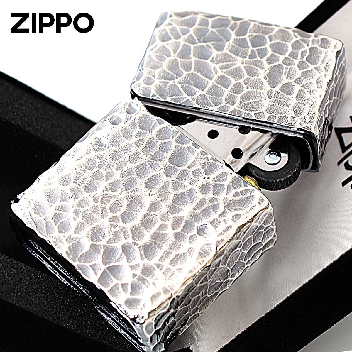 ZIPPO 限定 重厚アーマー 4面ハンマートーン アンティーク