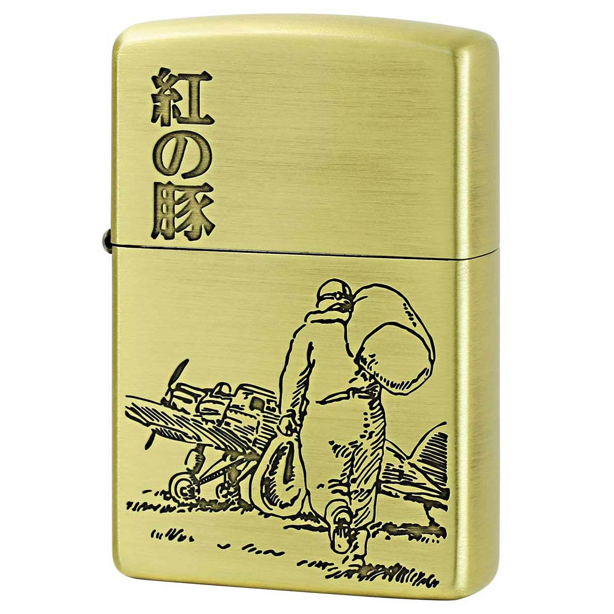ZIPPO Zippo ジッポライター スタジオジブリ 紅の豚 ポルコ うしろ姿  