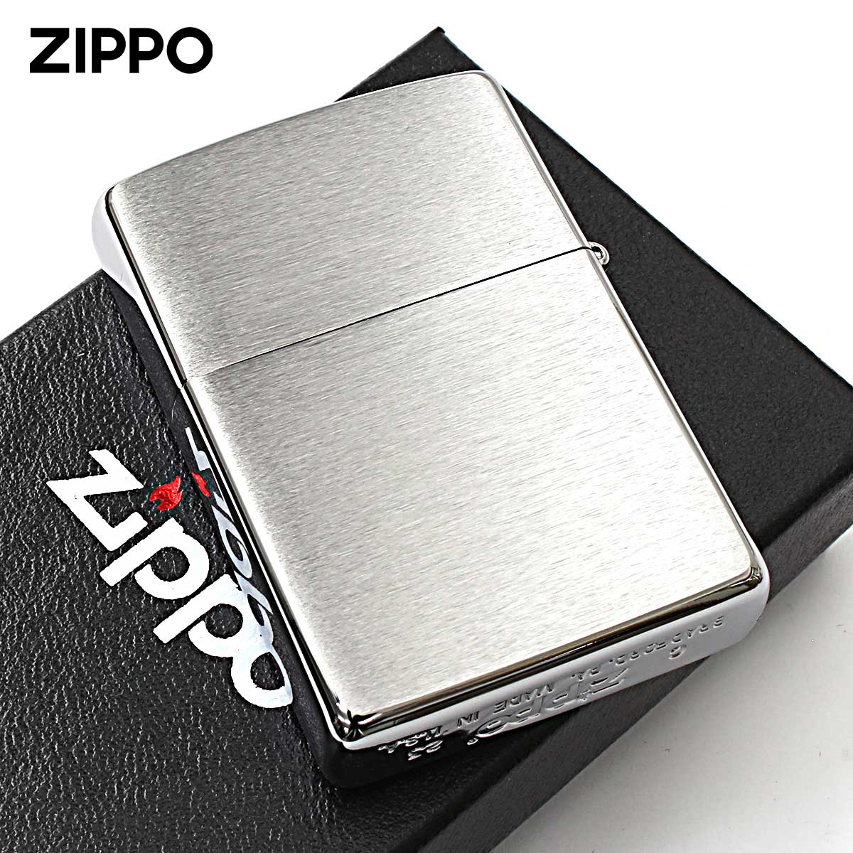 Zippo ジッポー 炎 フレームアイコン ブラックニッケル エポキシ