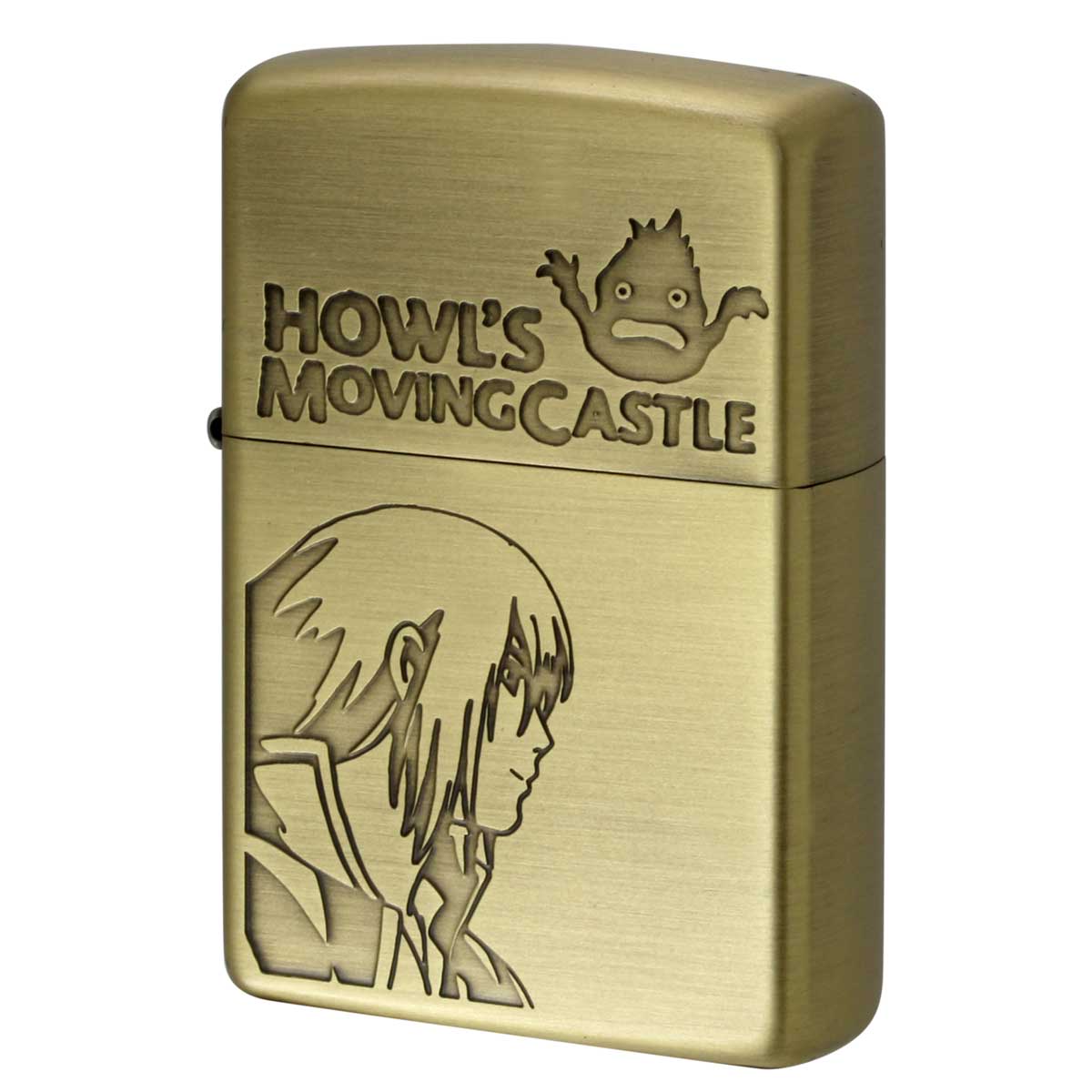 Zippo ジッポライター スタジオジブリ ハウルの動く城 ハウル 真鍮 ブラス オフィシャルライセンス品 NZ-14 プレゼント 贈り物