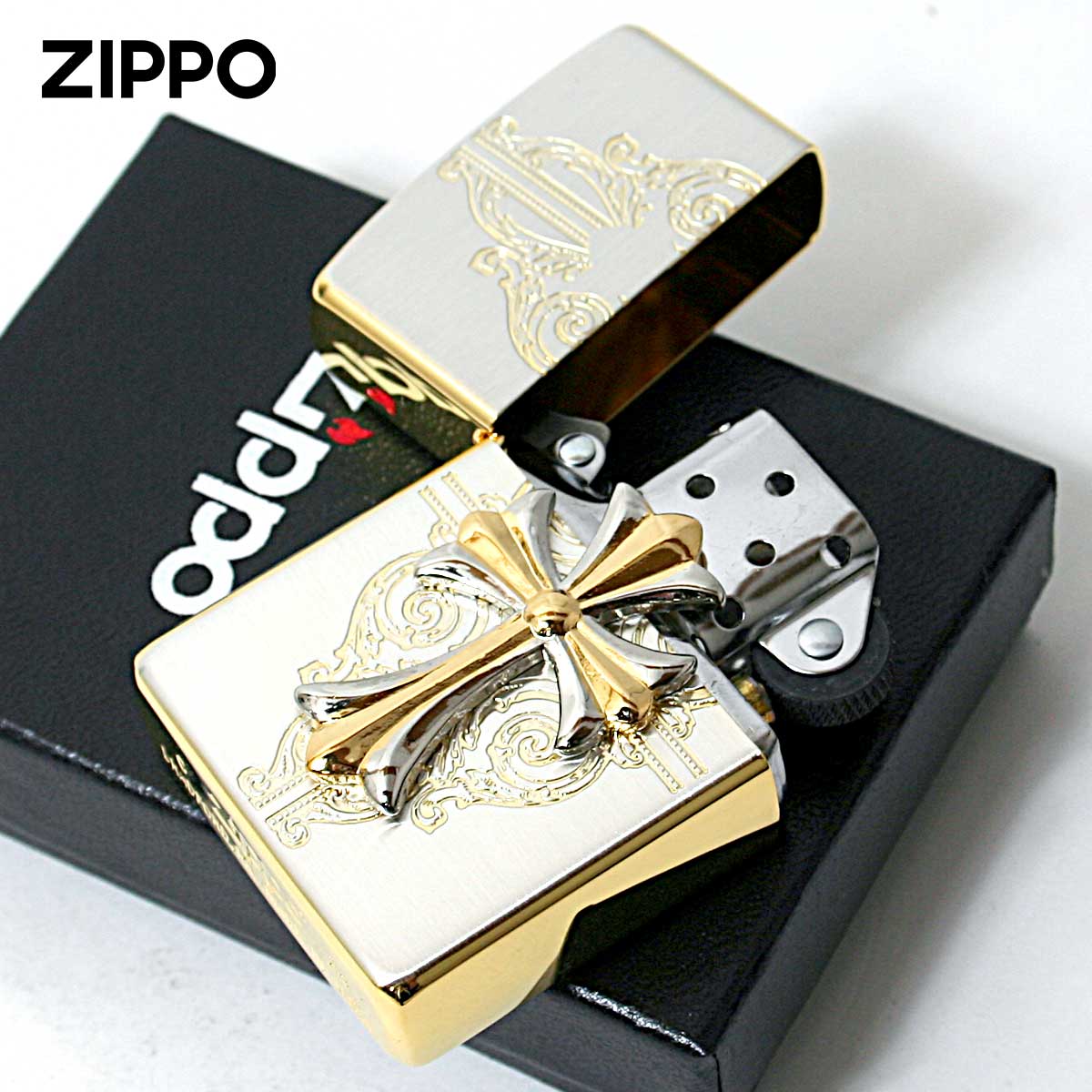ZIPPO（ジッポー） ジッポライター クロス 十字架 Cross クロスコンビ
