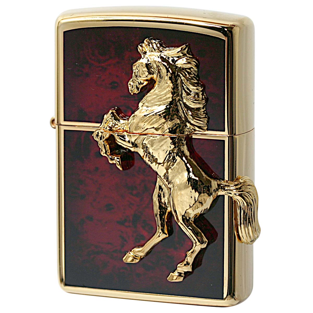 ZIPPO（ジッポー） ジッポライター 馬 ホース 2面連続メタル