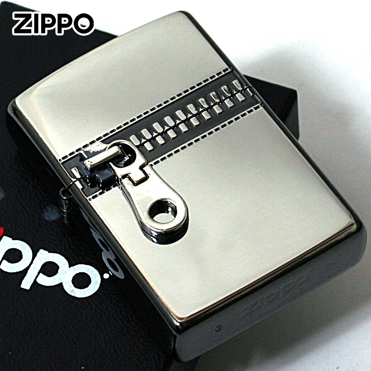 ZIPPO（ジッポー） ジッポライター ジッパー メタル 両面加工 ZIPPER