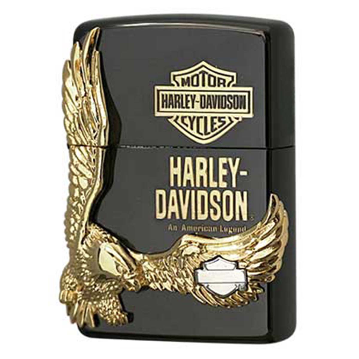Zippo ジッポライター ハーレーダビッドソン 日本限定モデル Harley Davidson ブラックイオンコーティング メタル HDP-14