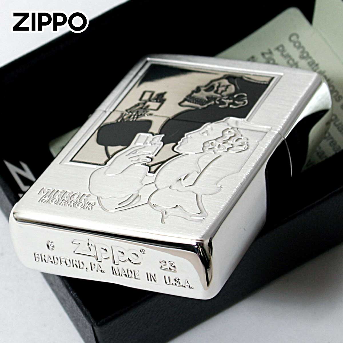 Zippo ジッポライター ウインディ 鏡ミラー＆ホラー WINDY MIRROR HORROR プレゼント 贈り物 男性 女性 ユニーク