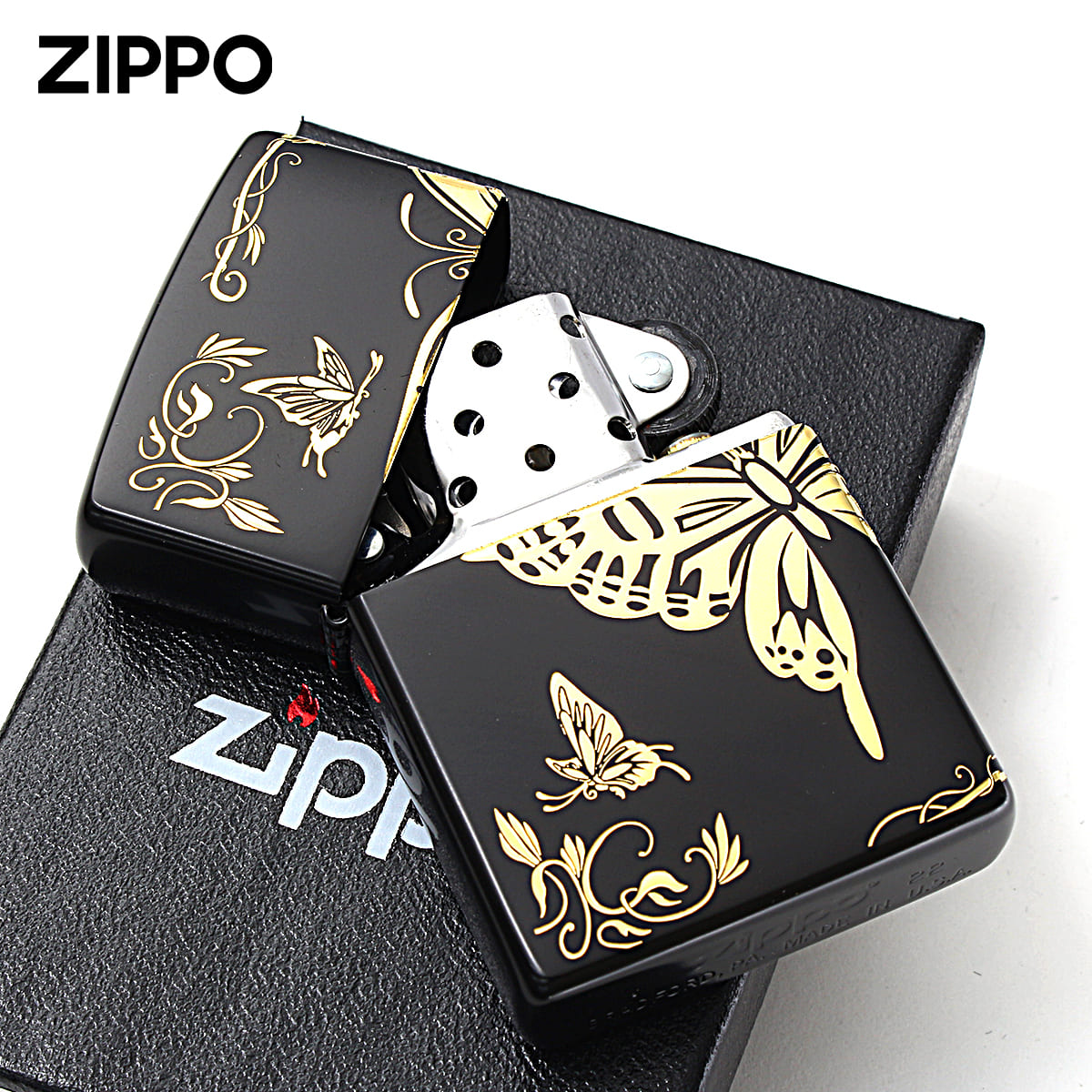 ZIPPO（ジッポー） ジッポライター 蝶々 バタフライ アラベスク 唐草 3