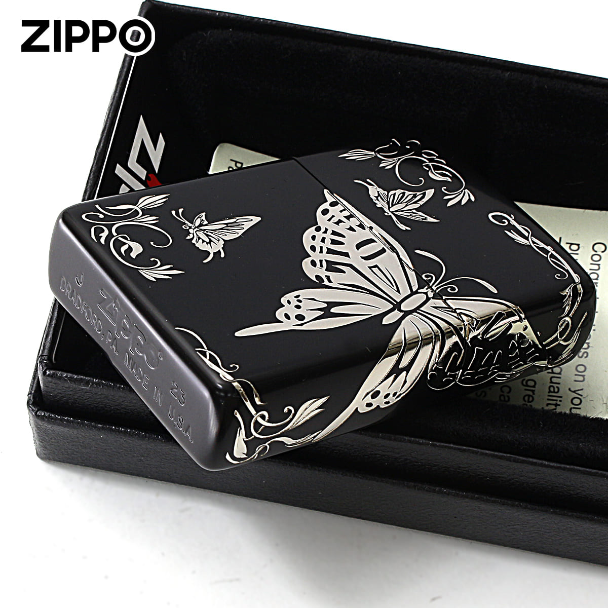 ZIPPO（ジッポー） ジッポライター 蝶々 バタフライ アラベスク 唐草 3 