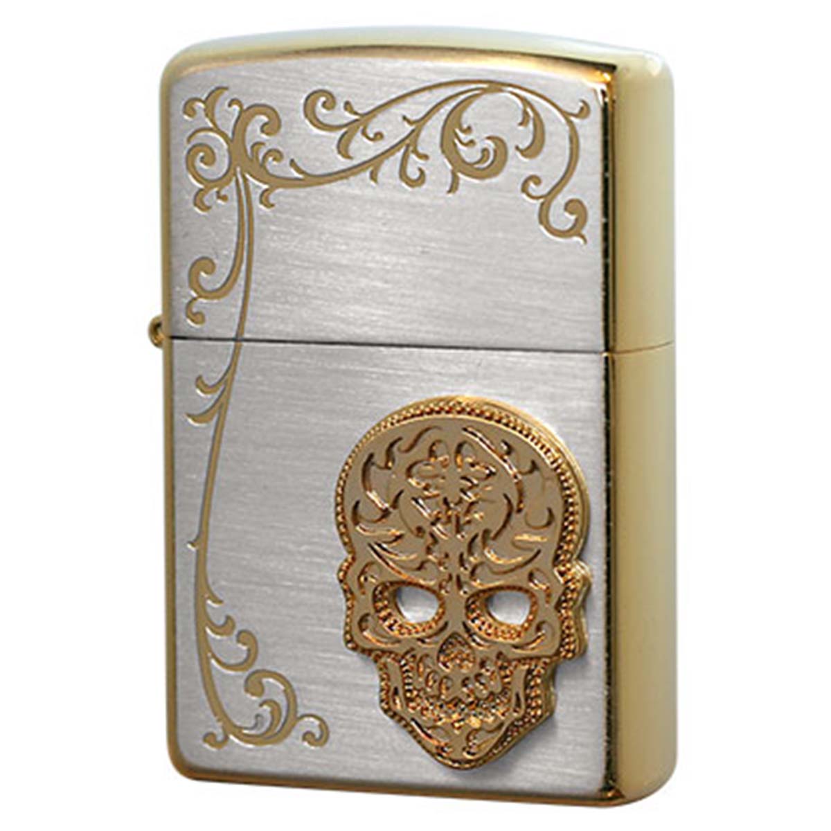 スカル（ZIPPO） Zippo ジッポライター スカル ドクロ 骸骨 アラベスク