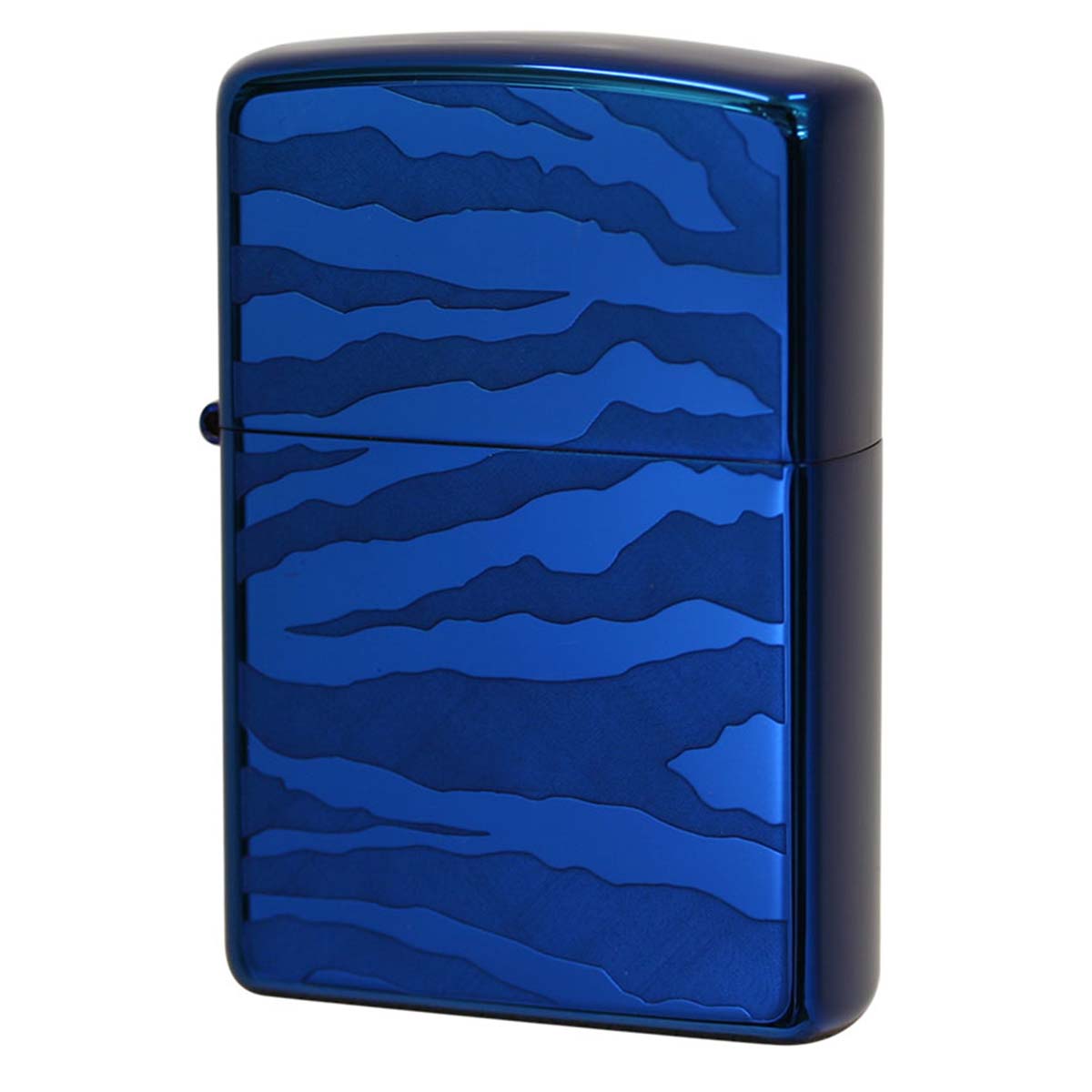 ZIPPO（ジッポー） ジッポライター ゼブラ アニマル柄 ブルー チタン