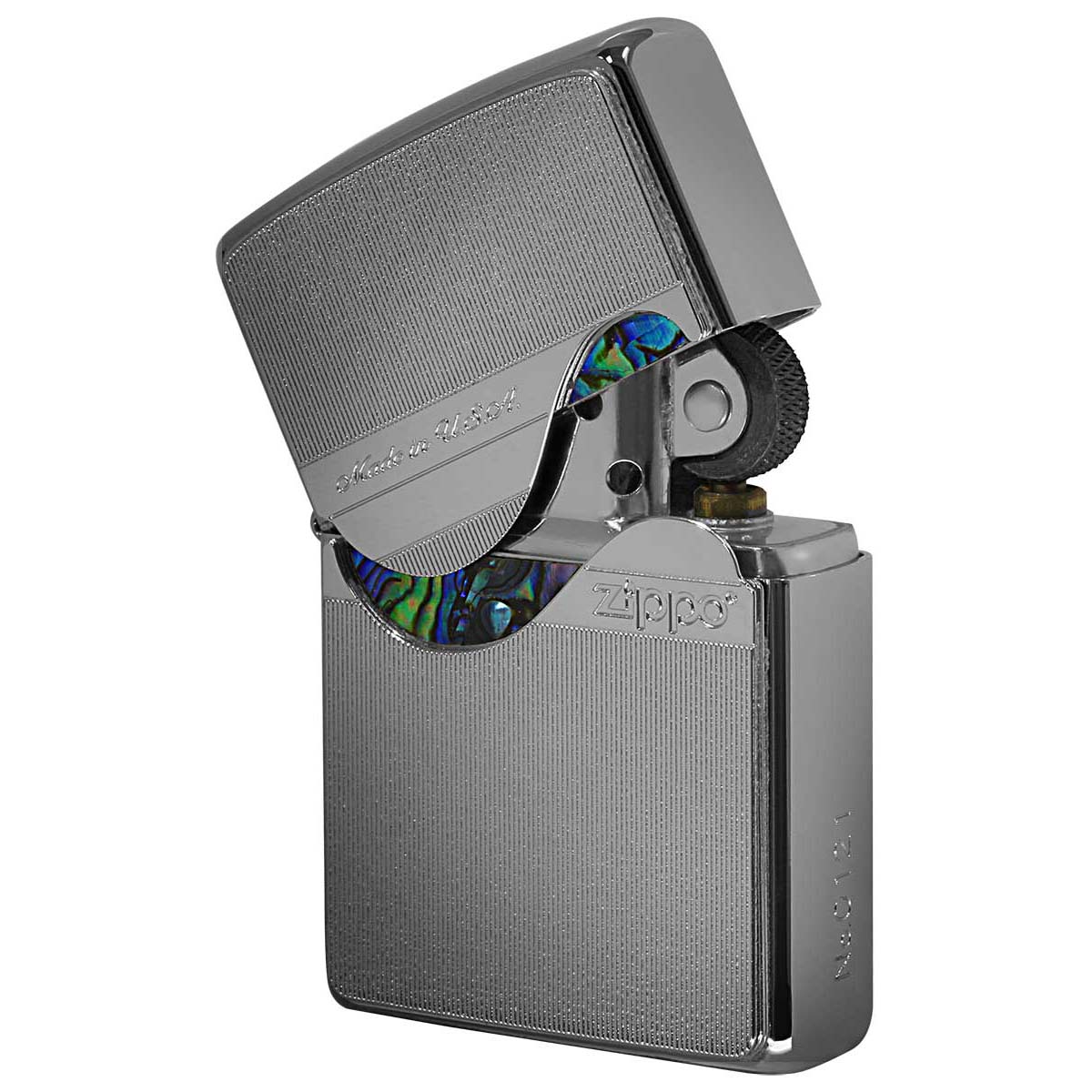 『1年保証』 シェル Zippo プレート貼り 貝 トリックシェル ジッポライター その他