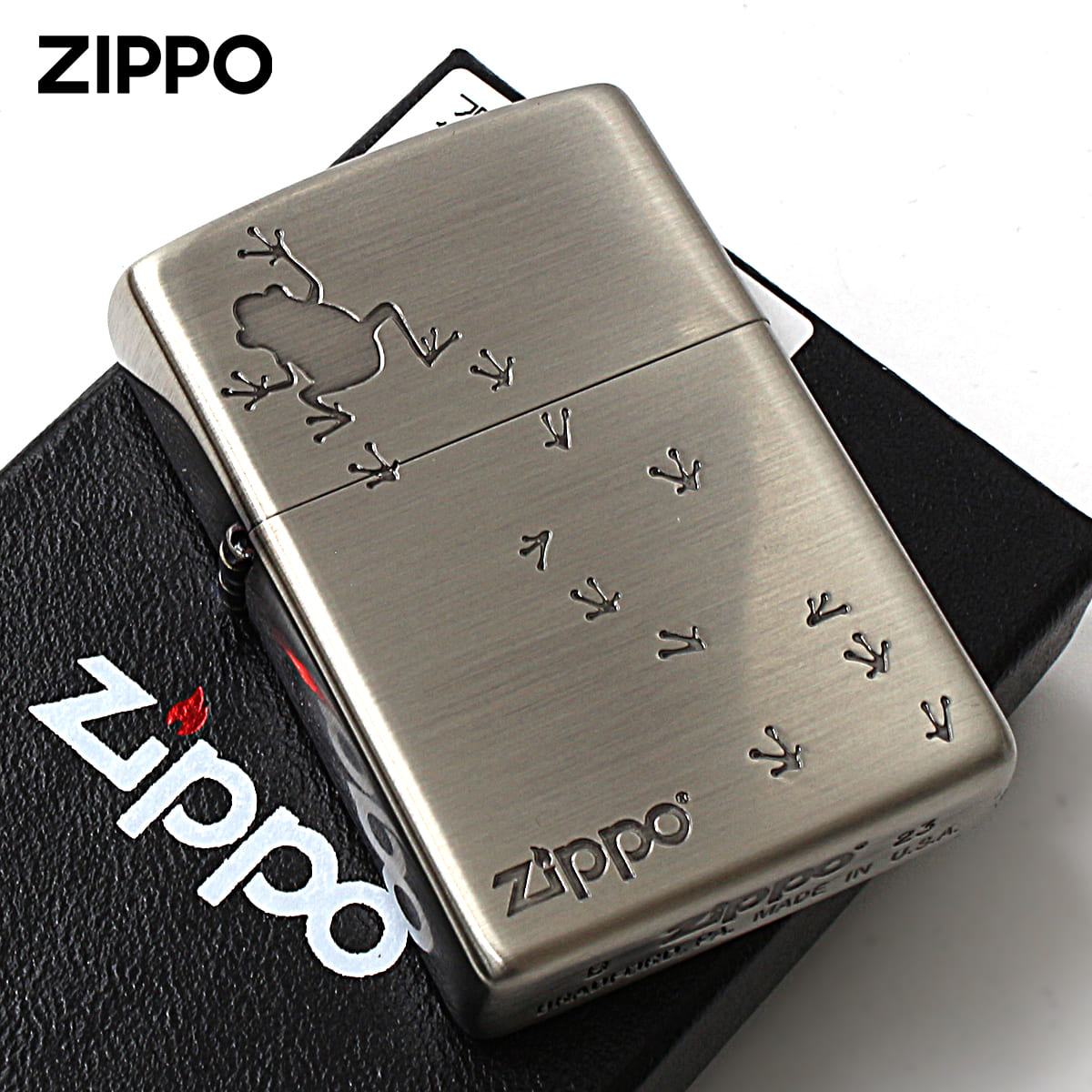 ZIPPO Zippo ジッポライター カエル 蛙 フロッグデザイン