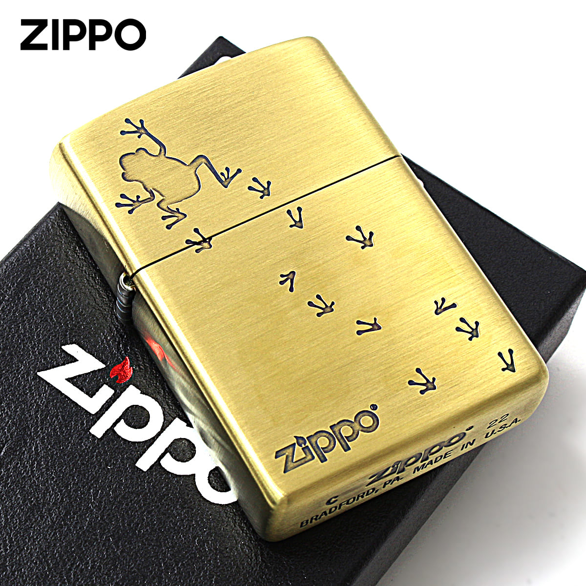 ZIPPO Zippo ジッポライター カエル 蛙 フロッグデザイン
