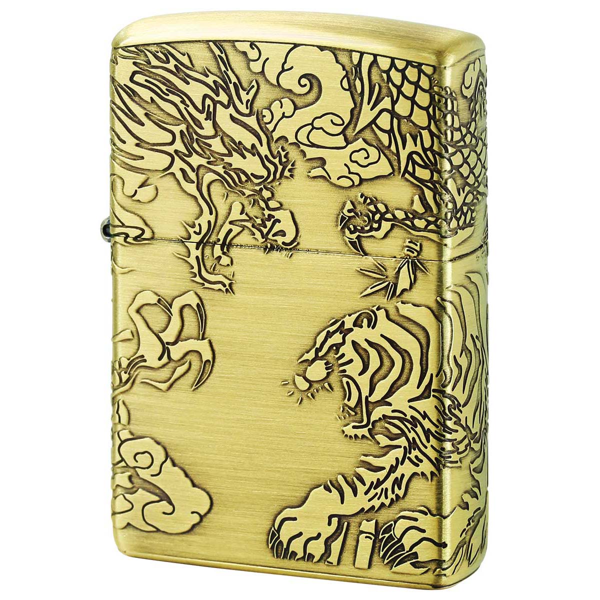 ZIPPO（ジッポー） ジッポライター 龍虎 ドラゴン タイガー 4面連続 