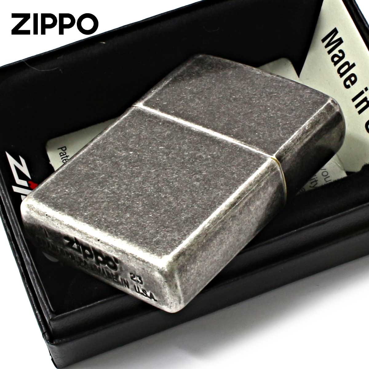 ZIPPO（ジッポー） ジッポライター 無地 アンティークフィニッシュ 