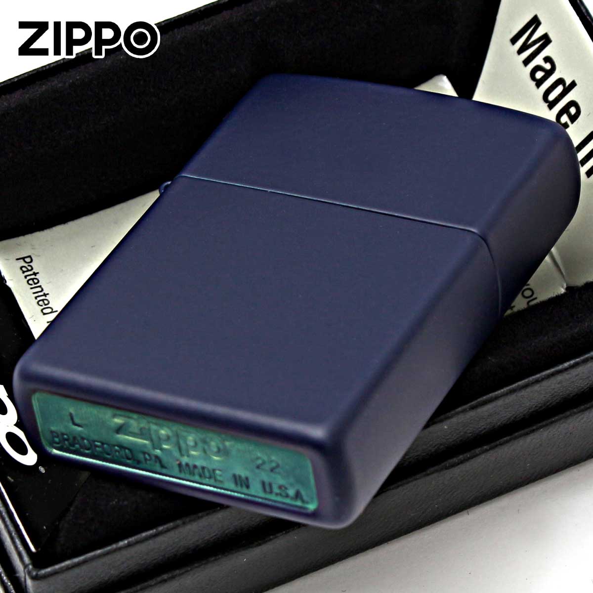 ZIPPO（ジッポー） ジッポライター 無地 ネイビー マット Navy Matte 
