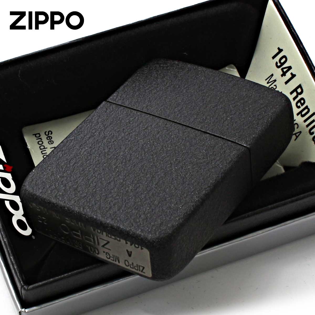 レプリカ Zippo ジッポライター 1941レプリカ ブラック クラッカル 