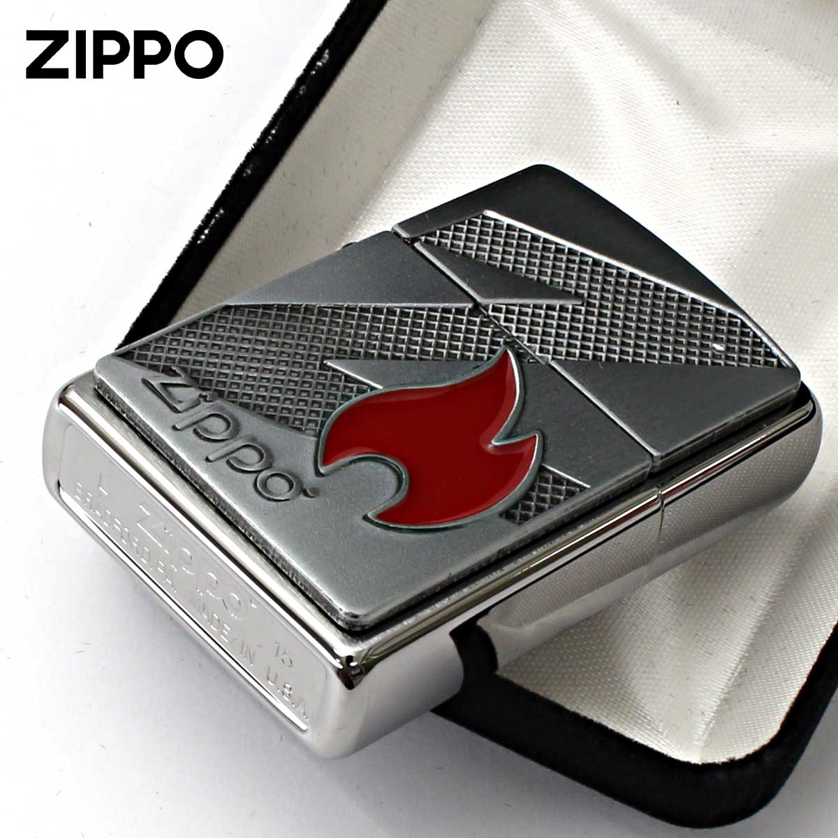 ZIPPO（ジッポー） ジッポライター 炎 アイコンフレーム ジッポ ロゴ Z 