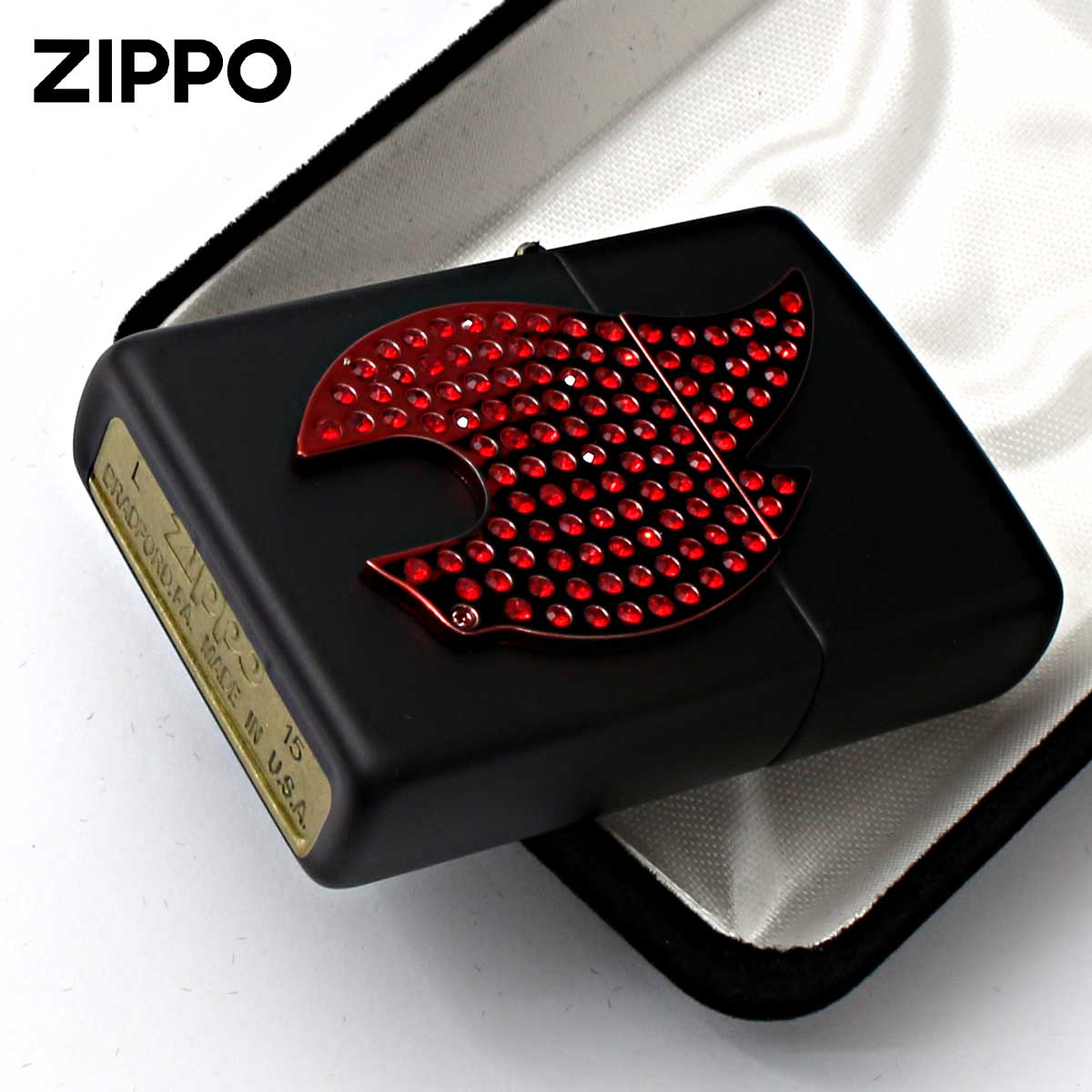 ZIPPO（ジッポー） ジッポライター 炎 アイコンフレーム クリスタル