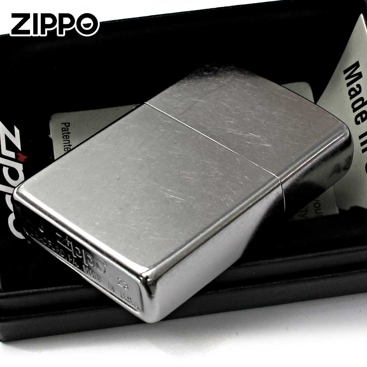 ZIPPO（ジッポー） ジッポライター 無地 ストリートクローム Street